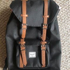 Black Herschel Backpack (Never used)